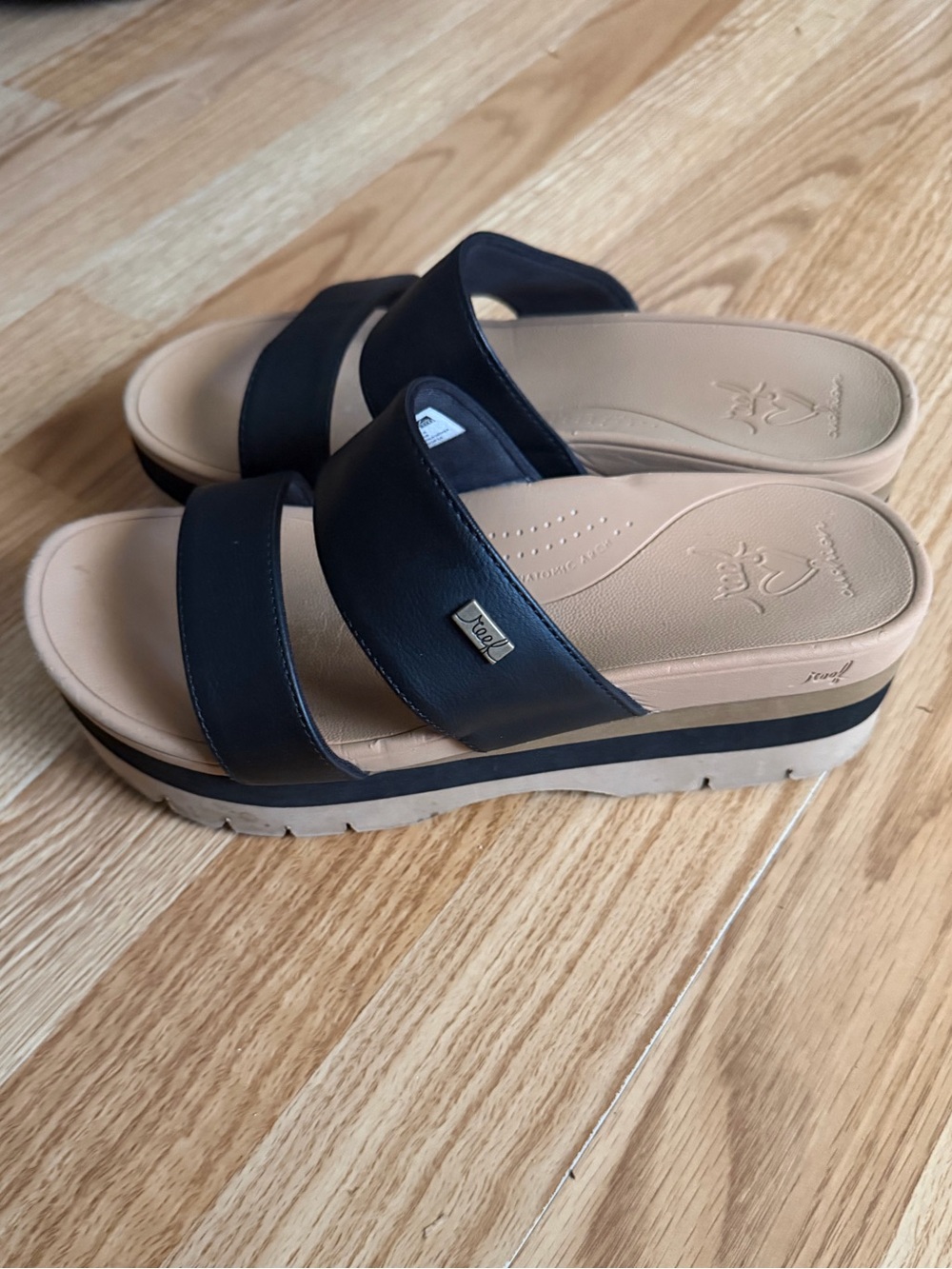 Reef Cushion Horizon 2.5 Platform Slide Black Resort Wear Women’s Sandals - Picture 13 of 13
